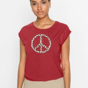 Blusa Manga Curta Vermelha