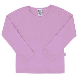 Blusa Manga Longa Menina Roxo