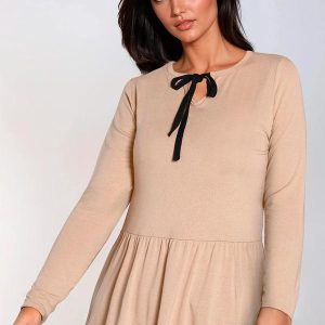 Blusa Marrom Taupe em Malha de Viscose