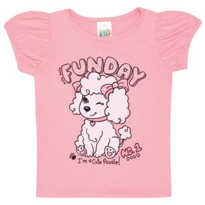 Blusa Meia Malha Menina Rosa