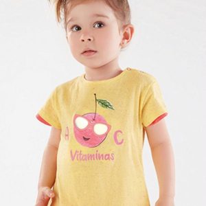 Blusa Menina Amarela