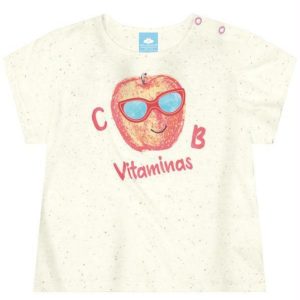 Blusa Menina Bege