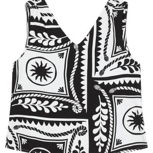 Blusa Preto Feminina Ampla Decote "V"