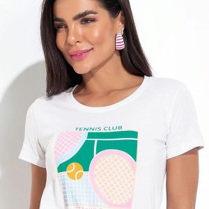 Blusa Tênis em Malha de Algodão