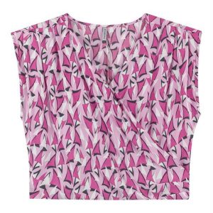 Blusa Transpassada Rosa