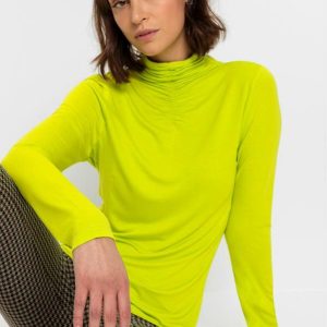 Blusa Verde Claro em Malha de Viscose