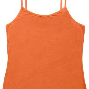 Blusa de Alça Viscotorcion Básica Marrom