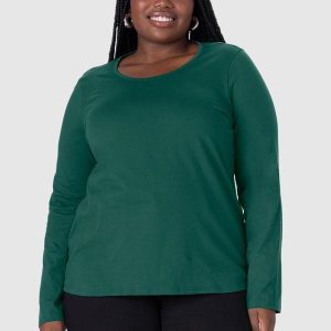 Blusa em Malha Feminina Plus Verde