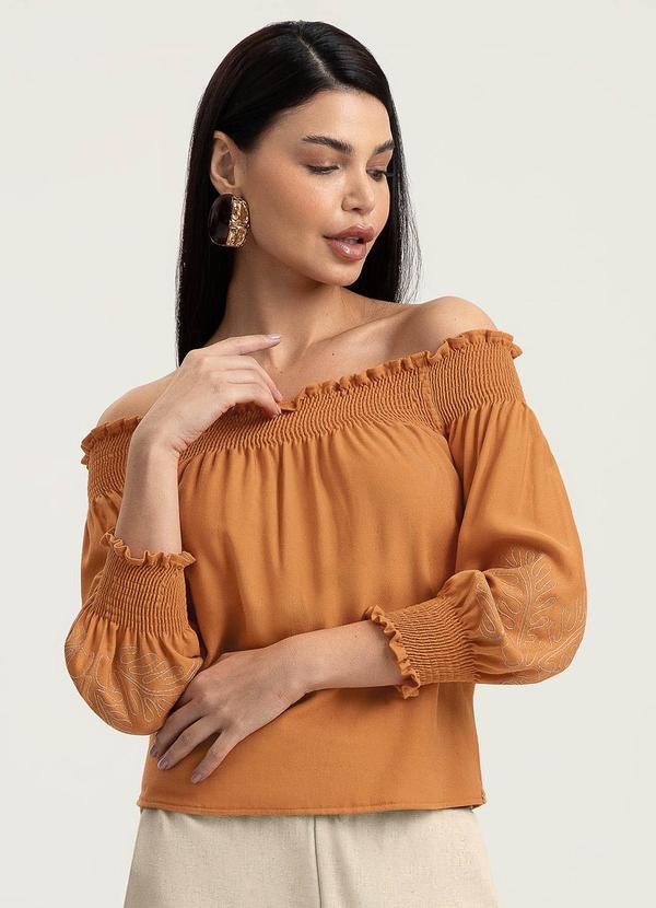 Blusa em Viscose Laranja