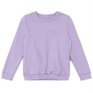 Blusão Básico Infantil Menina em Moletom Lilás