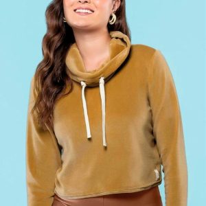 Blusão Feminino Adulto Marrom