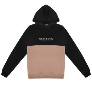 Blusão Juvenil Masculino com Capuz Preto