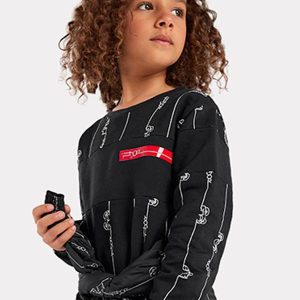 Blusão Manga Longa Moletom Masculino Infantil Pre