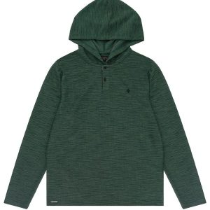 Blusão Masculino com Capuz Maquinetado Verde