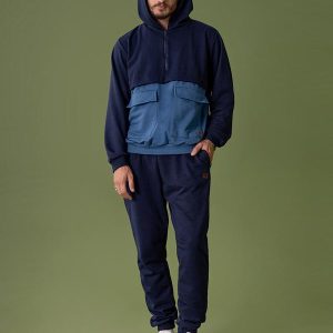 Blusão Masculino em Moletom Azul