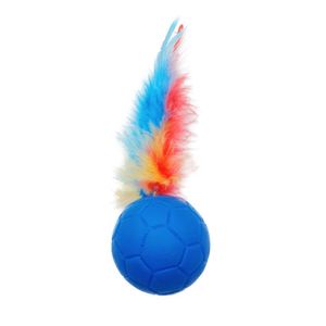 Bolinha Com Pena Animania Azul - Único