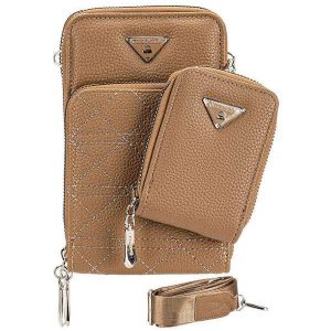 Bolsa Feminina Transversal H.E Fr34 Camel
