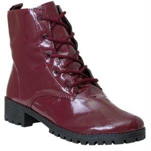 Bota Bordô em Verniz