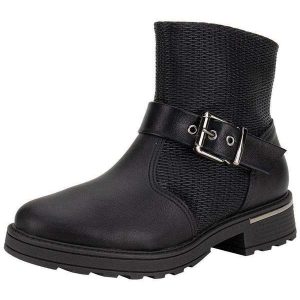 Bota Feminina Cano Baixo Maxi Piccadilly 735026 Preto