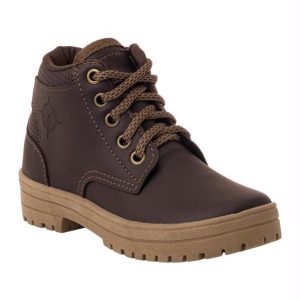 Bota Infantil Café em Sintético