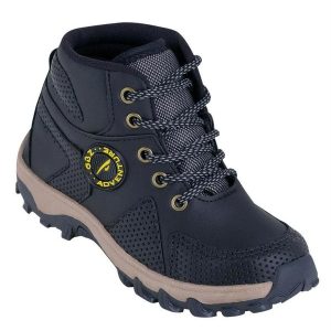 Bota Infantil Preta Cano Média