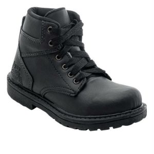 Bota Infantil Preta em Sintético
