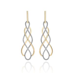 Brinco Pêndulo em Ouro Amarelo 18k