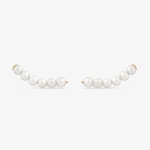 Brinco Pérlolas em Ouro Amarelo 18k