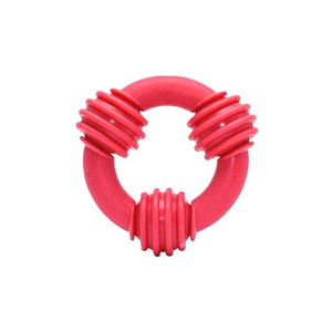 Brinquedo Anel Maciço Tudo Pet Vermelho - Único