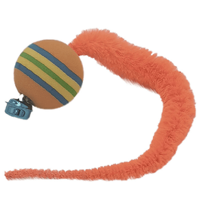 Brinquedo Bola com Guizo e Calda Laranja para Gatos Savana - Único