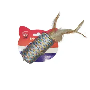 Brinquedo Crochê com Penas Tex Pets - Único