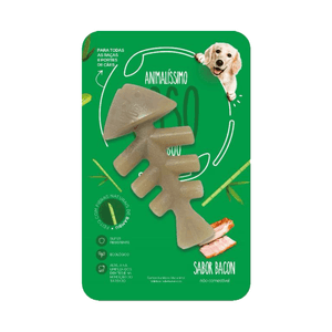 Brinquedo Osso Bamboo Animalíssimo Peixe - Único