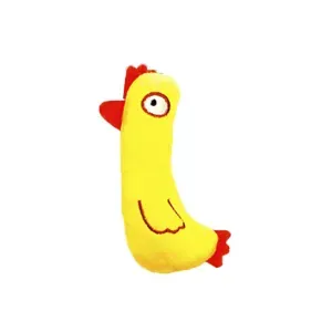 Briquedo Pelúcia Frango com Catnip Tex Pets - Único
