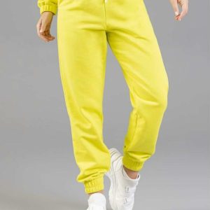Calça Básica em Moletom Verde