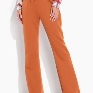 Calça Caramelo com Elástido na Cintura