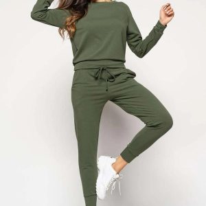 Calça Comfy Jogger Moletinho Fashion Verde