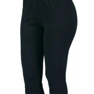 Calça Corsário em Cotton Preta