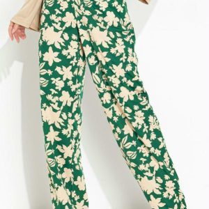 Calça Floral Verde