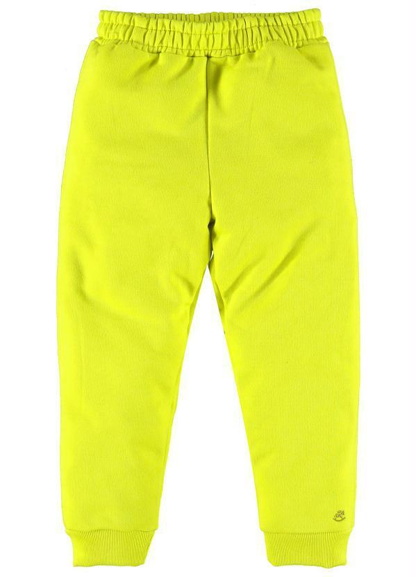 Calça Infantil Menina de Moletom Verde