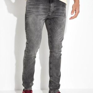 Calça Jeans Preto em Jeans com Elastano