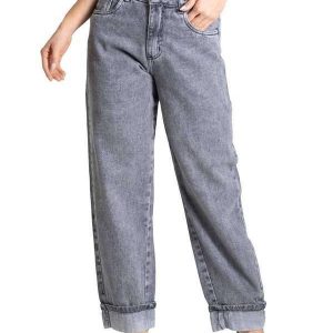 Calça Jeans Sawary Barrel - 280058 Preto