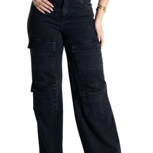 Calça Jeans Sawary Wide Leg - 280865 Preto