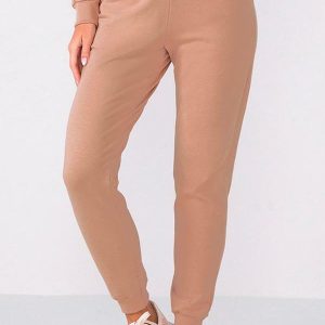 Calça Jogger Molecotton com Bolsos Marrom