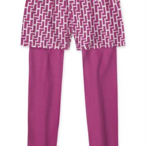 Calça Legging com Short Infantil MeninaRosa