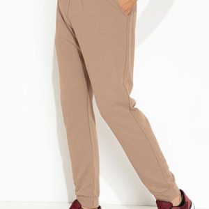 Calça Marrom Claro com Bolsos Funcionais
