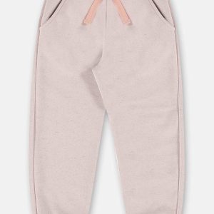 Calça Menina em Moletom Rosa