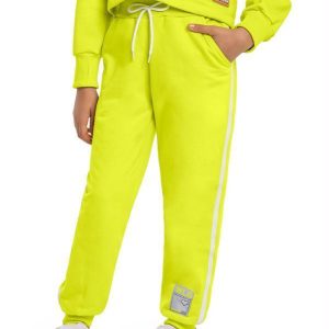 Calça Moletom Juvenil Menina Verde