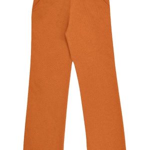 Calca Moletom Menina Laranja