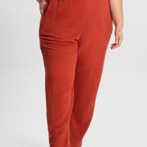 Calça Plus Size Feminina Laranja