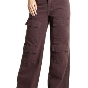 Calça Sarja Sawary Wide Leg - 280817 Marrom